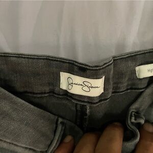Jessica Simpson high rise skinny denim jeans womens size 4 grey